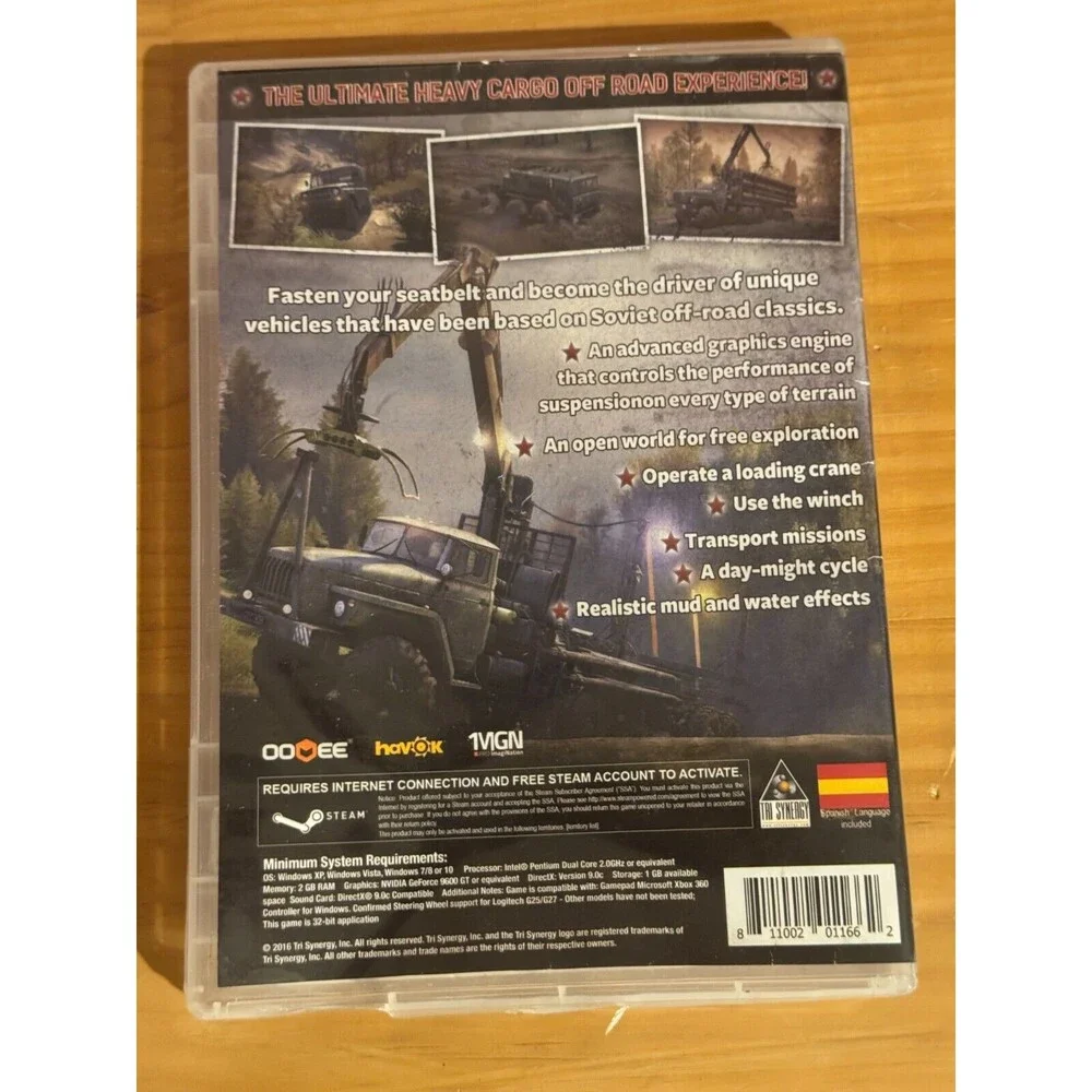 Spintires: Offroad Truck Simulator (PC, 2016)